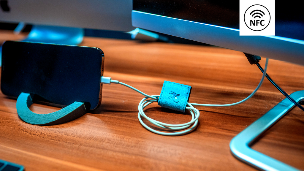 AgentSmart™️ | NFC Multitool Kabel Organizer | Blau