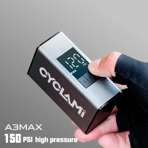150 PSI Electric Bike Pump Aluminum Tire Inflator Silver