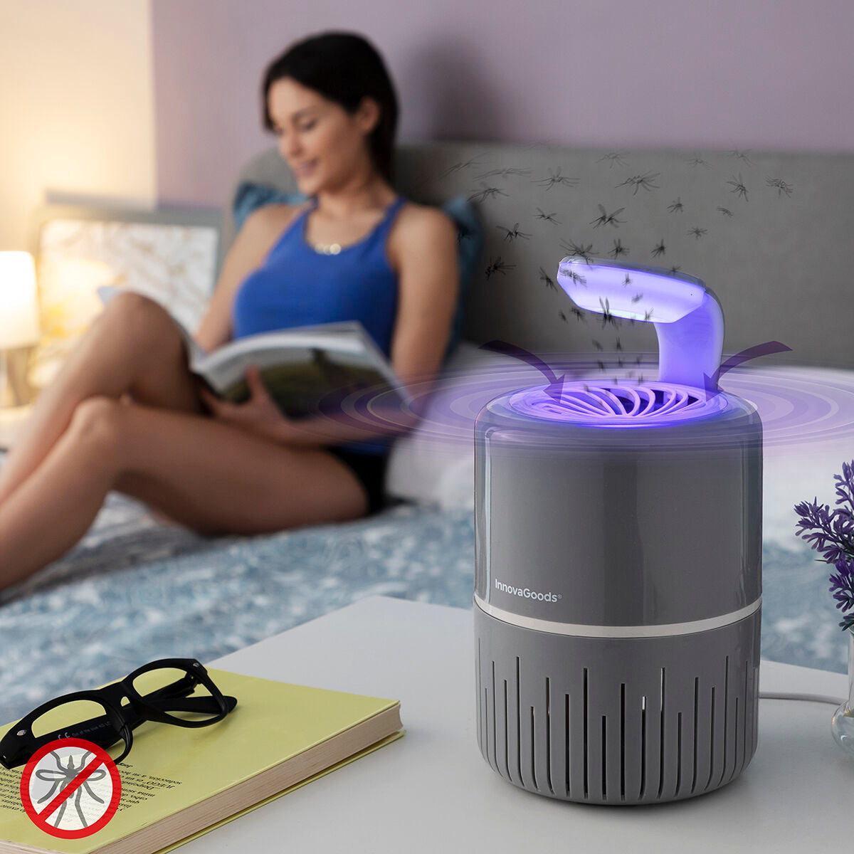 Anti-mosquito Suction Lamp KL Drain InnovaGoods-0