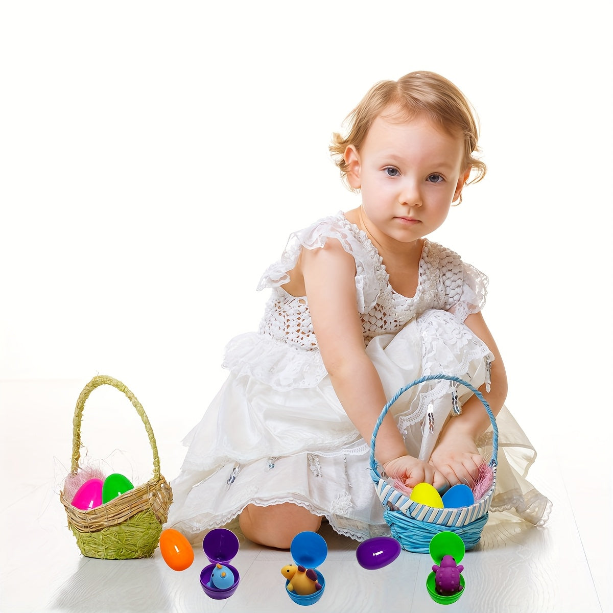 24pcs Dinosaur Squishy Easter Eggs with Mochi Toys-4